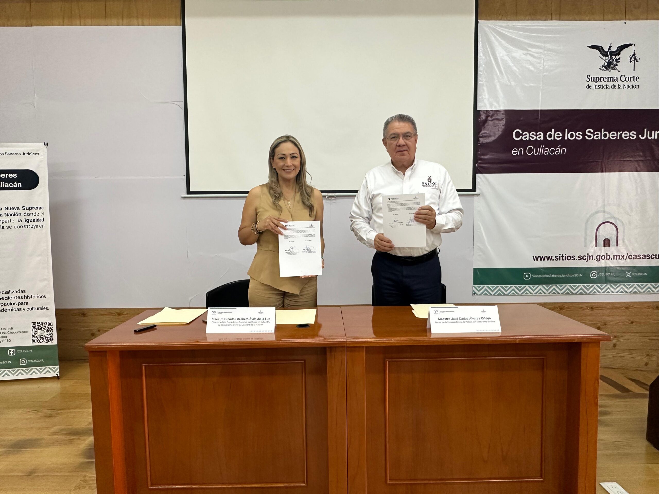 Unipol Sinaloa y SCJN establecen carta-compromiso para impulsar el conocimiento jurídico